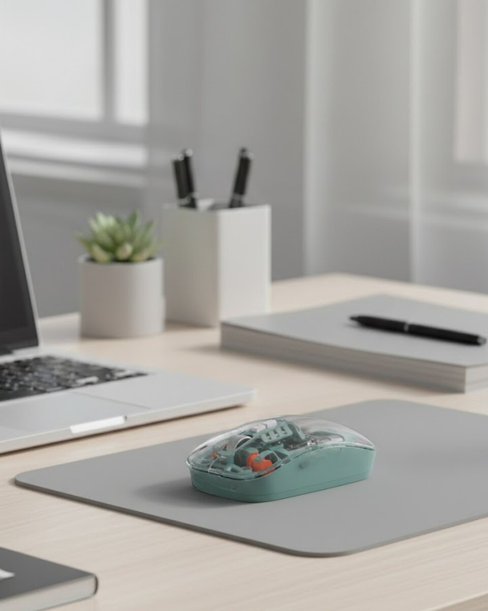 Çift Mod Bağlantılı Kablosuz Mouse Bluetooth ve USB Alıcılı