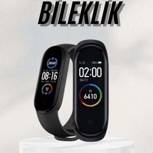 Akıllı Bileklik Android ve İOS Uyumlu Bildirim ve Çağrı Görme Spor Takibi