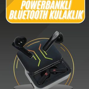 Powerbank Bluetooth Kulaklık Oyuncu Kulaklığı Yüksek Ses Kaliteli