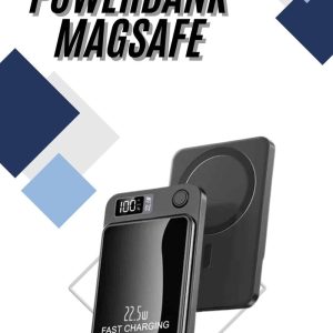Magsafe Powerbank 10.000 mAh 22.5 Watt Hızlı Şarj Göstergeli Kablosuz Taşınabilir Şarj