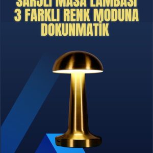 Modern Tasarım Şarjlı Masa Lambası – 1800 mAh Batarya