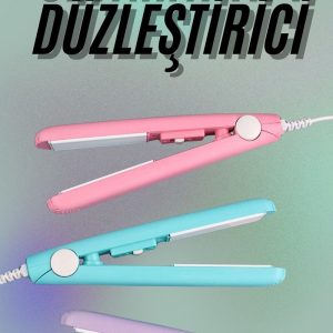 Mini Düzleştirici Seramik Kaplama Seyahat Tipi Elektriklenme Karşıtı