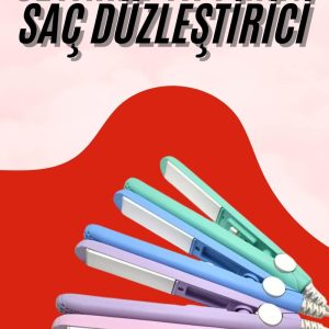Seyahat Tipi Taşınabilir Saç Düzleştirici Saç Şekillendirici Yüksek Isı Ayarlı