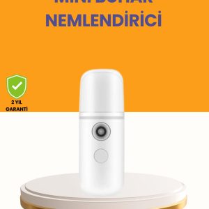 Taşınabilir Şarjlı Buhar Nemlendirici – Kablosuz Akıllı Pro Teknolojili Mini Cilt ve Ortam Nemlendirici