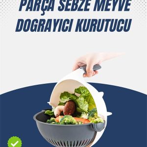 Sebze Doğrama ve Rendeleme İçin Pratik Mutfak Aparatı