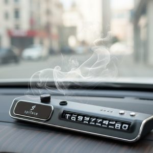 Araç Ön Cam Nemlendirici Telefon Numarası Gösterme Aparatı LED Işıklı