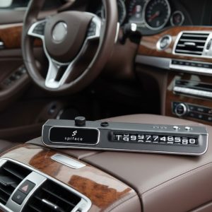 Araç İçi LED Park Telefon Numarası Göstergesi Ön Cam Uyumlu 2 Koku Hediyeli