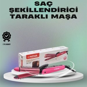 Isı Koruyucu ve Sabitleyici Özellikli Profesyonel Saç Maşası
