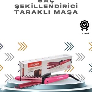 Ergonomik Tasarımlı Fön ve Maşa Uyumlu Saç Şekillendirici Maşa