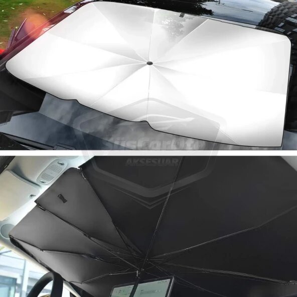 Renault Symbol Dacia Sandero Opel Corsa Ford Ka Peugeot 208 Uyumlu Oto Şemsiye