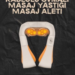 Ovmalı Isıtmalı Elektrikli Masaj Aleti – Boyun Sırt Bel Omuz ve Bacak İçin Profesyonel Masaj Aleti