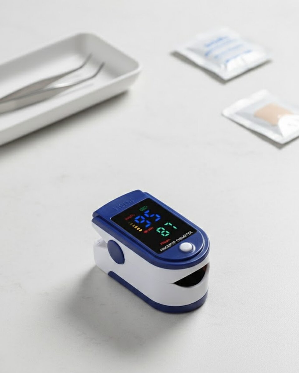 Dijital Parmak Tipi Oksimetre Hızlı ve Doğru Oksijen Ölçümü