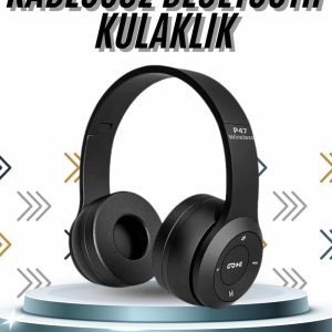Kulak Üstü Bluetooth Kulaklık Yüksek Ses Kaliteli Ayarlanabilir