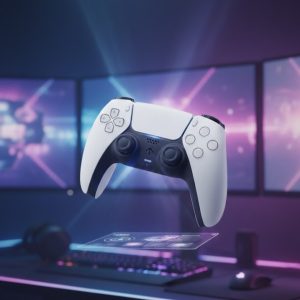 Kablosuz PS5 Oyun Kumandası Hızlı Tepki ve Ergonomik Tutuş