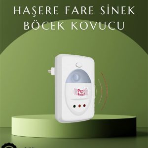 Ultrasonik Ses Dalgalarıyla Kimyasalsız Fare ve Böcek Kovucu Cihaz
