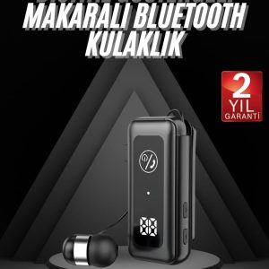 Makaralı Bluetooth Kulaklık Telefon Uyumlu Makaralı TF Kart Girişli Güç Göstergeli