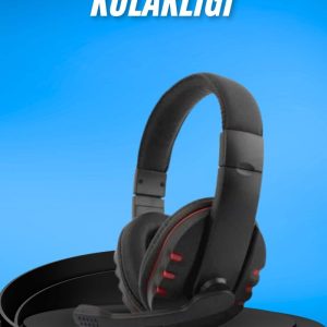 Oyuncu Kulaklığı Kulak Üstü Kablolu Gaming Kulaklık Mikrofonlu ANC Özelliği