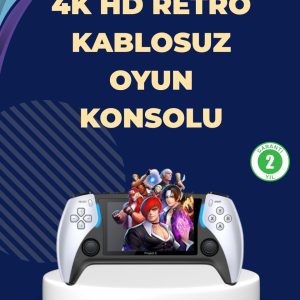 Kompakt ve Hafif Retro Oyun Konsolu 1000 Klasik Oyun Dahil