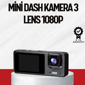 3 Kameralı DVR Araç Kamerası – Tam Güvenlik Tam Kapsama