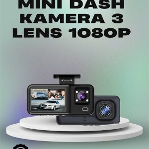 3 Kanallı Araç Kamerası – Full HD 1080P Kayıt 2” Ekran Park Gözetimi Desteği