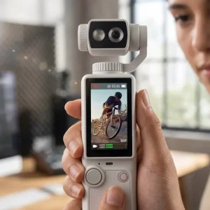 4K Vlog Kamera Otomatik Odaklama ve Döndürülebilir Lensli Taşınabilir El Kamerası