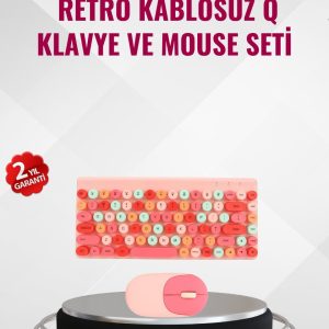 Kablosuz Bluetooth Klavye – Çoklu Cihaz Desteği Akıllı Güç Tasarrufu