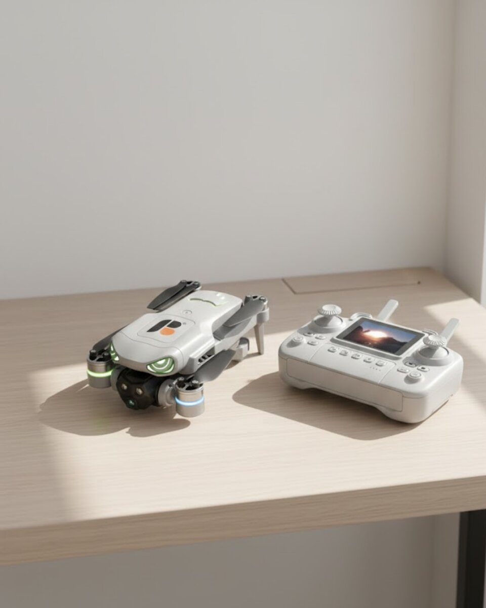 Çift Kameralı Akıllı Engel Algılamalı Katlanabilir Drone