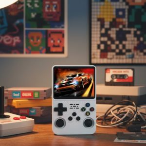 Klasik Oyun Konsolu 64 Bit İşlemci ve Çift Kart Girişi Özellikli