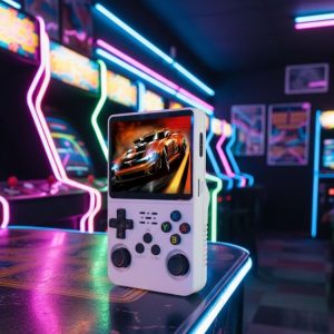 Taşınabilir Retro Oyun Konsolu Geniş Ekran ve Çoklu Emülatör Desteği