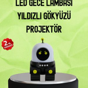 Bluetooth Bağlantılı Yüksek Çözünürlüklü Galaksi Projektör