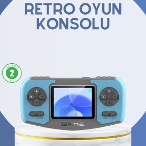 Çocuklara Özel Retro Oyun Konsolu Portatif Eğlence Cihazı