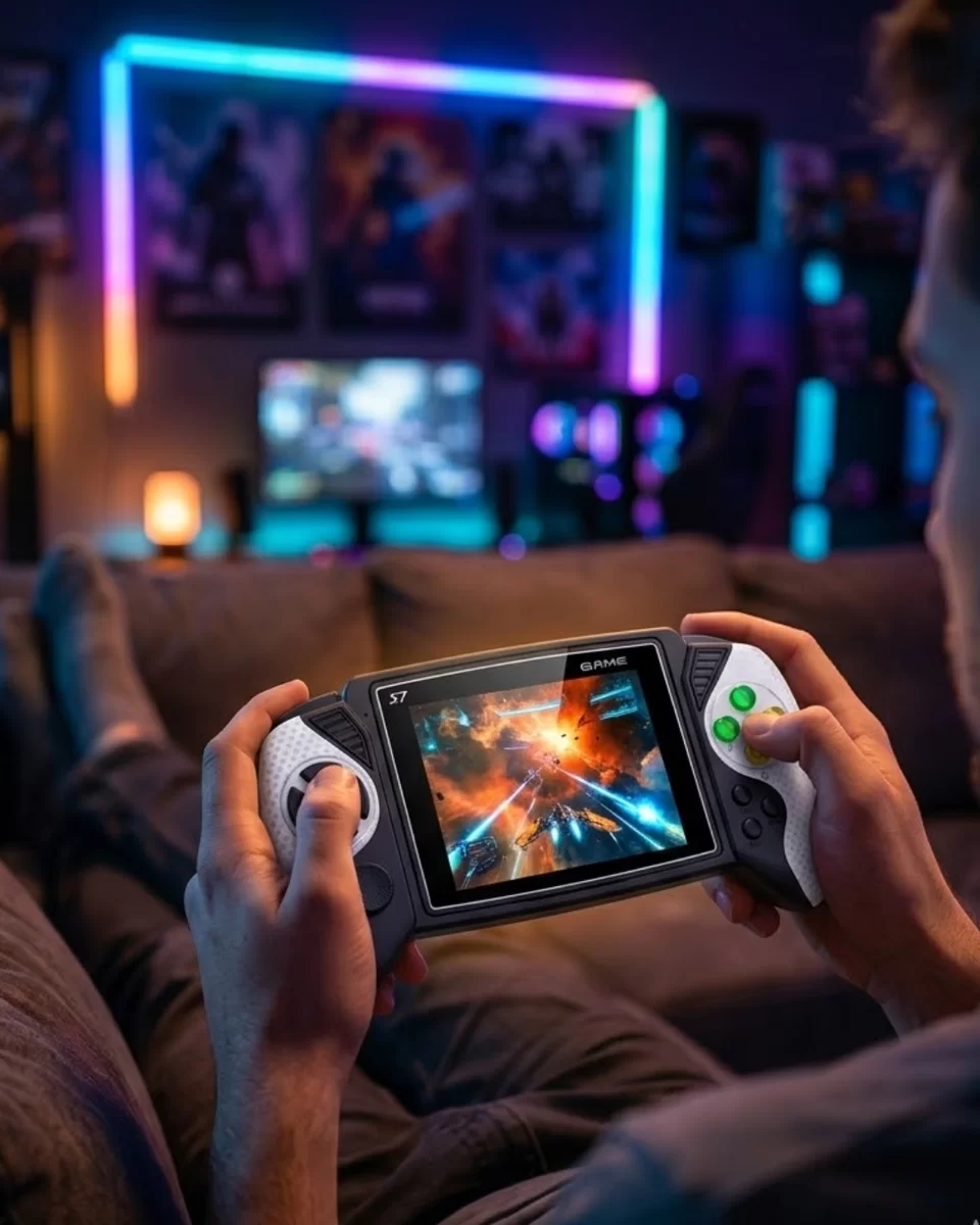 620 Klasik Oyunlu El Konsolu Renkli Ekran Uzun Pil Ömrü TV Çıkışlı