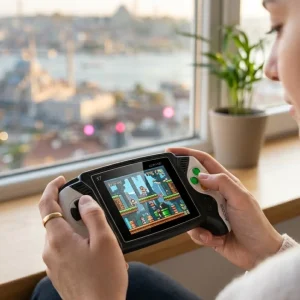 Taşınabilir Oyun Konsolu 620 Oyun Dahili Renkli Ekran TV Bağlantılı