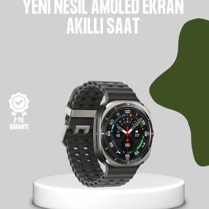 Akıllı Saat Kablosuz Şarj Arama Cevaplama ve Geniş Ekran Desteği
