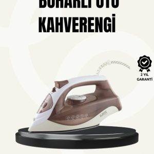 Buharlı Ütü 2200W Seramik Taban 300 ml Kahverengi Dikey Ütüleme