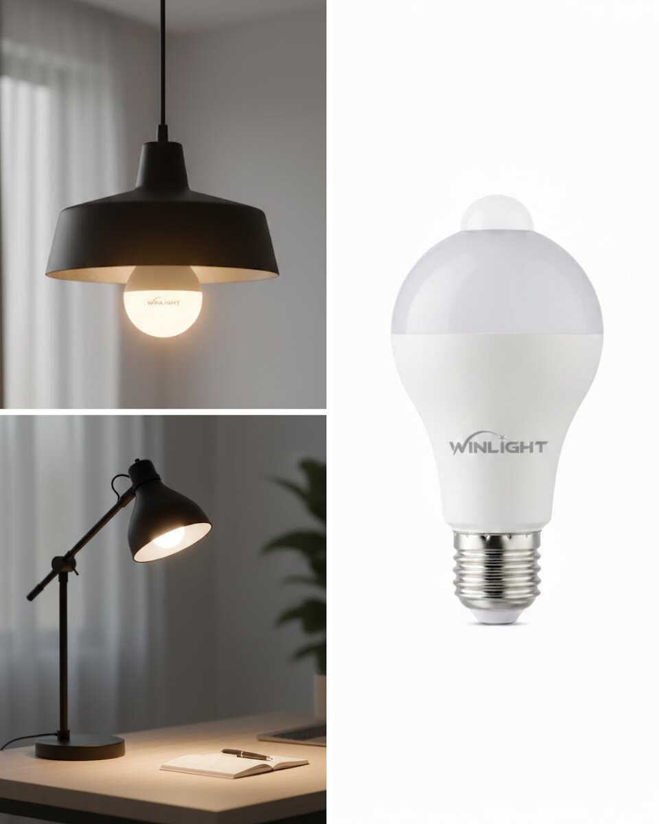 Sensörlü LED Lamba Otomatik Algılama Enerji Tasarruflu Aydınlatma