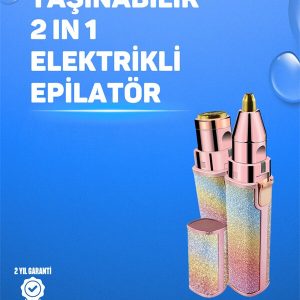 Kaş ve Yüz Epilation Aleti – Kolay Kullanımlı Portatif Shaver USB Şarjlı