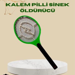 Yüksek Gerilimli Elektronik Sinek Öldürücü – Pil ile Çalışan Güvenlik Izgaralı