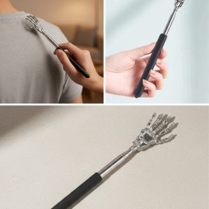 Teleskopik El Masaj ve Sırt Kaşıma Aleti Seyahat Dostu Kompakt Tasarım