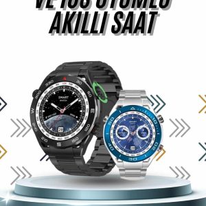 Akıllı Saat 1.62 İnç Ultimate Nabız Sensörlü Sesli Görüşme Yapabilen