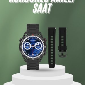 2025 Model Yuvarlak Ekran Android ve İOS Uyumlu GPS Takibi Yapabilen Akıllı Saat