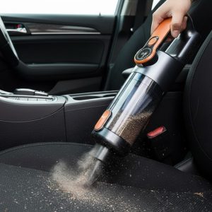 Araç İçi Uyumlu Şarjlı El Süpürgesi Dar Alan Temizlik Aparatlı