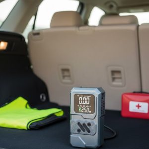 12.000 mAh Akü Takviye Destekli LED Işıklı Araç Kompresörü