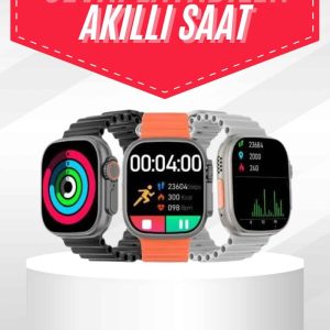 Android ve İOS Uyumlu Uyku ve Sağlık Takibi Yapabilen 3 Kordonlu Akıllı Saat