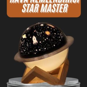 Aromaterapi Hava Nemlendirici Gece Lambası Uzay Model Satürn Oda Kokusu