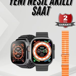 Akıllı Saat Sağlık Takibi Kalp Atışı Adımsayar Ultra Yeni Nesil nefes Egzersizi