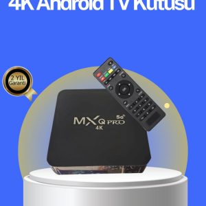 Akıllı Android TV Box – 4K Çözünürlük 2GB RAM 16GB Depolama Hızlı Wi-Fi