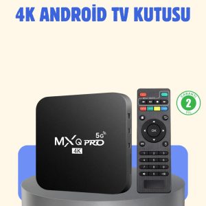 4K Android TV Box – 2GB RAM 16GB ROM Hızlı Wi-Fi Bağlantılı Akıllı Medya Kutusu