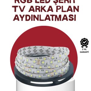Kendinden Yapışkanlı LED Şerit Televizyon Aydınlatması 2mt