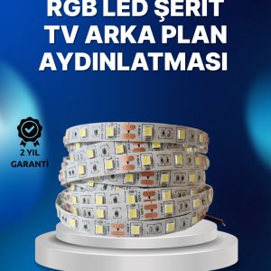 RF Kumandalı Renk Değiştiren TV LED Şerit 2MT